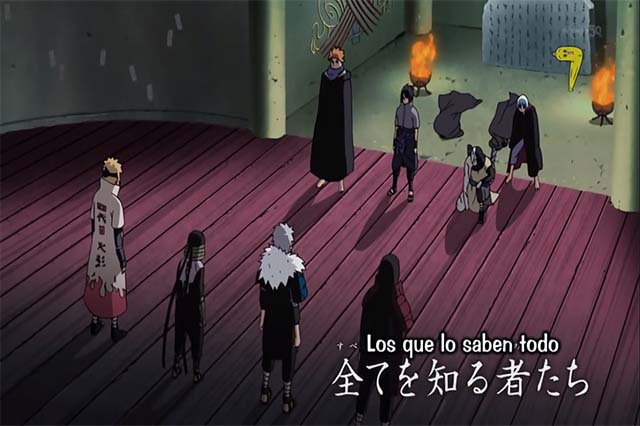¿En qué capítulo de Naruto reviven a los 4 hokages?