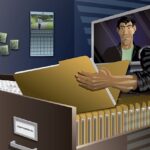 Individuo tratando de robar informacion desde la computadora