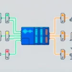diseño de un plc virtual simulando una conexion.