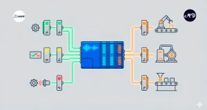 diseño de un plc virtual simulando una conexion.