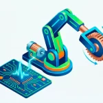 Brazo robótico usando actuadores para el proceso de movimiento